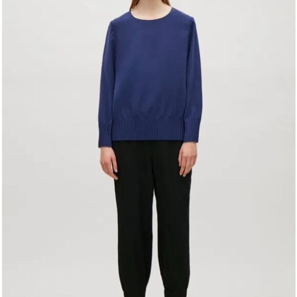 COS Pleated Cuff and Hem Top - Picture 1 of 7